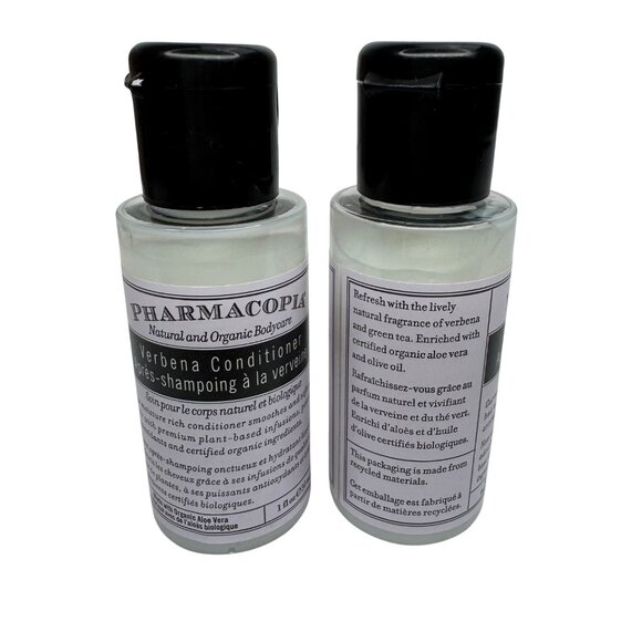 25 Bottles Pharmacopia Verbena Conditioner Travel Size 1 Oz Bottles TSA Approved - Picture 3 of 4